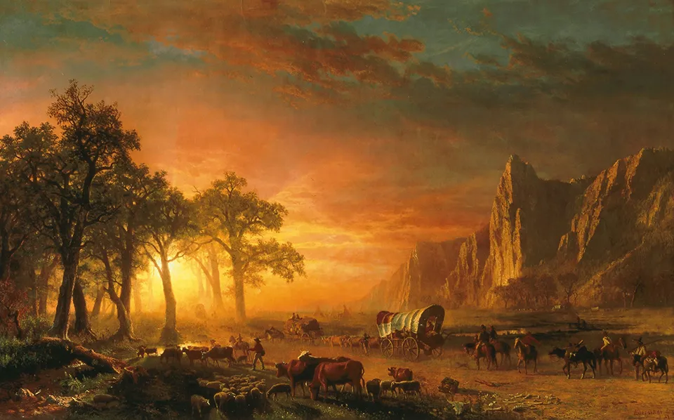 emigrants-crossing-the-plains-painting-by-albert-bierstadt emigrants-crossing-the-plains-painting-by-albert-bierstadt